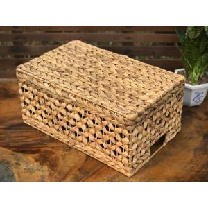 Khay Lục Bình Mẫu Bông Có Quai Cầm - Size S [33x22x15cm]